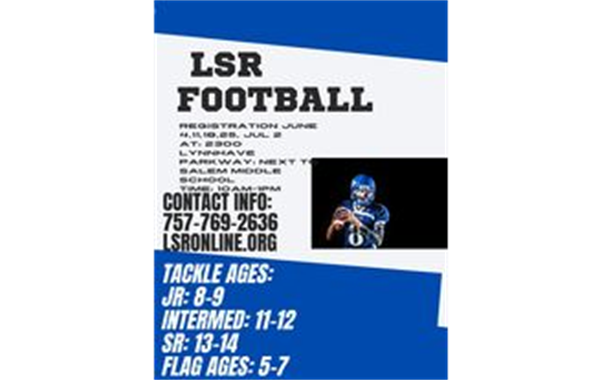 2022 Flag/Tackle Football Registrations